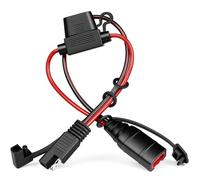 4269 SAE Extension Cable 1FT Compatible with NOCO & CTEK Battery Charger - Genius 1 Genius 2 GC009 G3500 G720 MXS 5.0 Replacement Parts for ATV Motorcycles UTV Truck Car Connection Adapter Cable