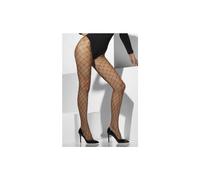 42713 Black Diamond Net Tights - Diamond Fishnet Tights for Ladies, Fancy Dress Accessory, One Size