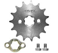 428-13T Front Engine Sprocket Kit for Motorcycles 17mm Compatible with 50cc-160cc Chinese ATV Quad Dirt Bike Go Kart (15T)