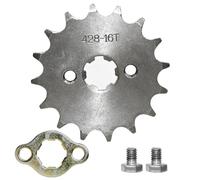 428-13T Front Engine Sprocket Kit for Motorcycles 17mm Compatible with 50cc-160cc Chinese ATV Quad Dirt Bike Go Kart (16T)