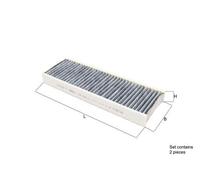 Mahle Original Cabin Filter LAK 428/S - Activated Carbon - 2x for Peugeot/Citroën DS
