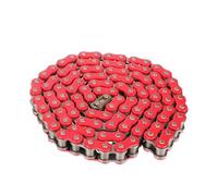 428H 110 Link Motorcycle Chain Master Driving In Red Blue Green Colors Compatible With Race Pit Dirt Bike Monkey ATV And Scooter Chains(Red)