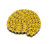 428H -110Link Motorcycle Color Chain Master Driving Link Red Blue Green Compatible with Automotive Motorcycle Parts for Race Pit Dirt Bike Monkey ATV Scooter Chains(Gold)