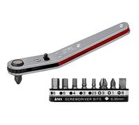 Annex bent up head-type offset ratchet screwdriver bit 9 pcs No.429 NEW