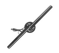 42cm/16.5 Inch 3D Holographic Projector Fan 224 LED Lamp Beads Upload Advertising Light Sign For Halloween,Christmas