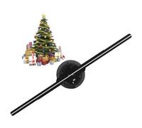 42Cm/16.5in Hologram 3D Christmas Tree Led Holographic Projector with Wifi and Bluetooth App, Rotating Display Led Screen