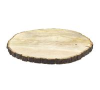 42cm Wooden Tree Trunk Cake Stand | Large Wedding Birthday Cake Round Display Board | Serving Platter Table Centerpiece