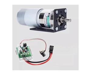 42GA775 25W 0.76-60KG.CM High Torque Engine 10-600rpm Adjust Speed Reversed electronic starter DC 12V 24V Gear electronic starter CZAOINCU(150rpm,12V)