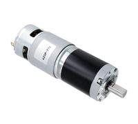 42GP-775 High-Torque Planetary Gear Motor, DC Reversible Rotation, 253KG.CM Maximum Torque, Black and Silver Industrial Grade (1160RPM 24V Single Motor)