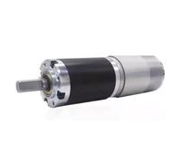 42GP-775 Planetary Geared DC Motor, High Torque Max 200KG, Forward/Reverse PWM Speed Regulation, 12V/24V, Permanent Magnet Brush Motor, Black (50rpm 24V shaft diameter 8mm)