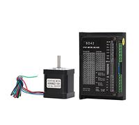 42HS4822 1501 Stepper Motor and SD42 Driver Kit - DC 3.84V with DC 20-50V Input - Steel Rotor Construction for Machine Tool Equipment and Electronic Systems