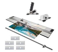 42in Mat Cutter for Framing, Mat Board Cutter Kit with 90° Straight Cut + 45° Bevel Cut, 5 Replacement Blades, Dual-Scale Ruler, Precision Mount Board Cutter for Picture Framing, Artwork, DIY Projects