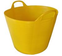 42L Garden Home Flexible Tub Container Bucket FlexTub - MADE IN THE UK 42 Litre (Yellow)