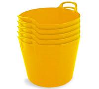 Neat. Neat Plastics - Flexi Tubs Pack of 5 - Yellow