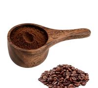 42ml Coffee Scoop - Walnut Wood Measuring Spoon, Coffee Dosing Spoon | 11×5×3cm Wooden Spoons for Coffees Beans, Ground Coffees, Tea, Sugar - for Home & Café