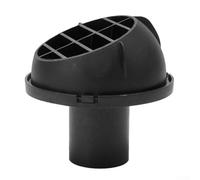 42mm Black Plastic Warm Air Outlet Vent for Webasto, For Eberspacher & Propex Blown Air Heaters - Rotatable 360° Front Fascia, For Easy Install Duct