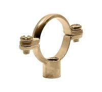 42mm Cast Brass Single Pipe Ring (Known as Pipe Brackets/Pipe Ring/munsen Brackets / 42mm Pipe Clips/Brass Pipe Clips Also Available in 15mm, 22mm, 28mm, 35mm, 42mm and 54mm)