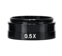 42mm Mounting Thread Auxiliary Objective Lens Compatible with For Barlow Lens for Stereo and Industrial Microscope Camera C Mount (0.7X)