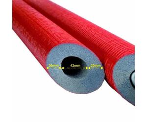 42mm Pipe Insulation 2m Length, 20mm Thick Heating Lagging