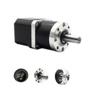 42MM Planetary Reducer Brushless DC Gear electronic starter 24V 45W High-strength Steel 8MM/10MM/Keyway Shaft 61mm electronic starter MQXFCZUX(1 Ratio 55,Round -10MM-Keyway)