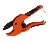 42mm PVC Pipe Cutter SK5 High-Carbon Steel Heavy Duty Ratchet PVC Pipe Cutting Tool for Cutting Plastic PPR CPVC Rubber PEX and PP Tubing and Piping