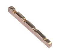 42mm Slotted Brass Metal String For 4-String Electric Bass Guitar Part guitar Nut Replacement Parts