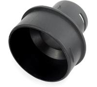 42mm to 75mm Heater Gas Duct Connector | Black Plastic Ducting Converter for Car, Truck, Van, and Camper(75 to 60mm)