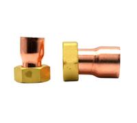 42mm Welding Copper Tube to Female BSPP 1-1/2" Thread Hex Bushing Pipe Fitting Thickening