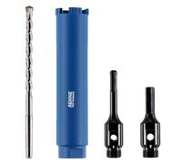 42mm x 150mm Long Diamond Core Drill Bit Set With Hex + SDS Adapter