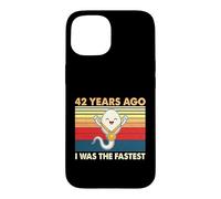 42nd Birthday 42 Years Ago I Was The Fastest Bday Case for iPhone 15