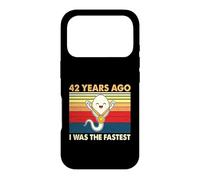 42nd Birthday 42 Years Ago I Was The Fastest Bday Case for iPhone 17 Pro