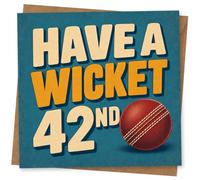 42nd Birthday Card, Funny Design | Eye-catching greeting card; Funny artwork for a 42nd birthday with a warm, memorable feel