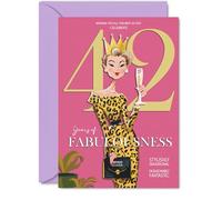 42nd Birthday Cards for Women, Years Of Fabulousness