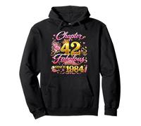 42nd Birthday Queen Chapter 42 Fabulous Since 1984 Women Pullover Hoodie