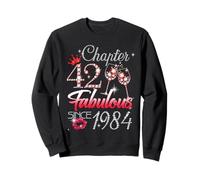 42nd Birthday Queen Chapter 42 Fabulous Since 1984 Women Sweatshirt