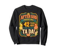 42nd Birthday Tropical Vintage 1984 42 Years Old Men Women Sweatshirt