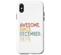 42nd Retro Vintage Birthday Awesome Since December 1979 Case for iPhone X/XS