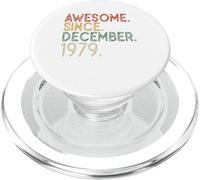 42nd Retro Vintage Birthday Awesome Since December 1979 PopSockets PopGrip for MagSafe
