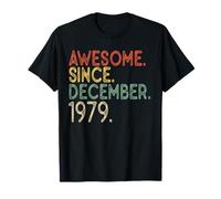 42nd Retro Vintage Birthday Awesome Since December 1979 T-Shirt