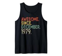 42nd Retro Vintage Birthday Awesome Since December 1979 Tank Top