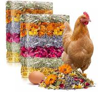 42Oz Chicken Nesting Herbs, 6 Natural Dried Herbs | Pleasant Fragrance, Improves Egg Quality, Keep Chickens Calm, Natural Ingredients for Chicken Coop, Nest Box, Dust Bath