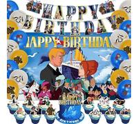 42Pack Titanic Party Supplies Pack Includes，Banner，Cake Topper，Blackdrop,Balloons for Titanic party Decoration plates