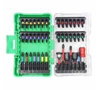 42pcs 25mm Alloy Steel Screwdriver Bit Set with Magnetism for Impact Driver, PH2 H6 T10-T30 Hex Slotted Cross Bits for Electricians