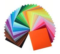 42PCS Colored Felt Fabric Sheets, 4 x 4 inches Macdori Stiff Felt Squares 1mm Thick, Felt Sheets for Crafts DIY and Sewing Projects