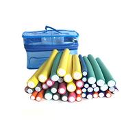 42Pcs Flexible Curling Rods Magic Curler Rod Twist-flex Hair Roller 7 Sizes Foam