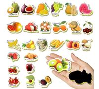 42PCS Foam Fridge Magnets for Toddlers, Fruit Toys for Kids, Baby Refrigerator Magnets
