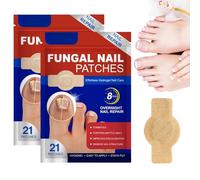 42Pcs Fungal Nail Patches,8-Hour Fungal Nail Treatment Patches,Nail Repair Patches,Fungal Nail Treatment,Multi-Purpose Toenail Repair Treatment Pads,Ingrown Toenail Treatment For Toenails