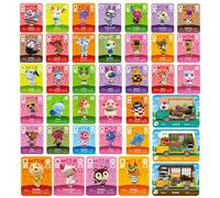 42Pcs NFC Mini Villager Cards, 38Pcs+4Pcs Secrect Character Villager Cards for Animal for Crossing,Compatible with Switch/Switch Lite/Wii U/New 3DS