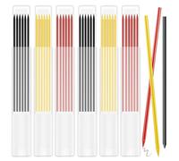 42Pcs Pencil Refills - 2.8mm Tracer Pencil Refill Solid Carpenters Pencils Refills Replacement Deep Hole Waterproof Pica Pencils Refill for Architect Construction Building Joiners Woodworking Marking