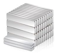 42Pcs Strong Fridge Magnets, 20x4x2mm Neodymium Bar Magnets Heavy Duty, Small Rectangle Magnets Rare Earth Magnets, Muti-Use Whiteboard Magnets for Crafts, Fridge, Refrigerator, DIY, Office Magnets